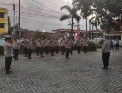 Kapolsek Siak Hulu AKP Asdisyah Mursyid, S.H Pimpin Apel Konsolidasi Pengamanan Gereja Pada Malam Akhir Tahun Dan Tahun Baru 2025