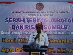 Lembaga Pemasyarakatan Narkotika Kelas IIB Rumbai Gelar Acara Sertijab Dan Pisah Sambutan Kalapas