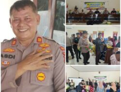 Kapolsek Siak Hulu AKP Asdisyah Mursyid,S.H Pada Giat Jumat Curhat Dan Jumat Berkah Diwilayah Hukum Polsek Siak Hulu Pesan Terakhir Dimasa Jabatannya