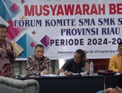 Sah, Kampriwoto Pimpin Forkom SMA, SMK, SLB Negeri Se Riau