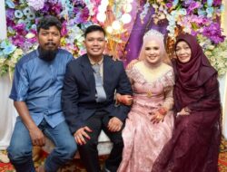 Kaperwil Eradigitalnews.com Kota Medan Menghadiri Resepsi Pernikahan Abdul Malik dan Fitri Salsabila