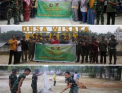 Sambut HUT Kavaleri TNI-AD Ke-75, KIKAV 6/RBT Kodam-I BB Laksanakan Giat Karya Bhakti Di Desa Buluh Cina