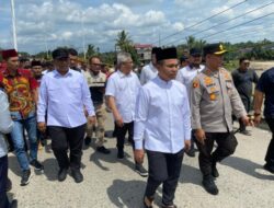 Rp 4 Miliar Disiapkan Untuk Perbaikan, Gubri Wahid Tinjau Jembatan Miring di Rohul