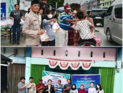 Berkah Ramadhan, Keluarga Besar MO Harimaupagi.com Bersama “Team Garda Social Control” Berbagi Takjil 100 Pcs Dan Makanan Berbuka Puasa 100 Kotak