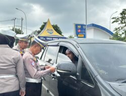 Tekan Laka lantas di Jl. TOL Permai Tim Gabungan Lakukan Penertiban Odol