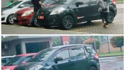 Kepergok Mobil Dinas Terparkir di Hotel, Diduga Oknum ASN Terciduk Bersama Pasangan