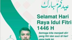 Pimpinan dan Seluruh Jajaran Redaksi Media Eradigitalnews.com : Mengucapkan Selamat Hari Raya Idul Fitri, Mohon maaf Lahir Dan Batin