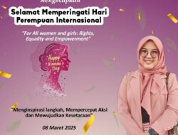 Keluarga Besar RPA Riau , Mengucapkan Selamat Memperingati Hari Perempuan Internasional