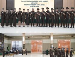 Kejati Riau Lantik CPNS Menjadi PNS Kejaksaan Tinggi Riau