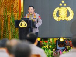 Kapolri Buka Rakernis Gabungan Seluruh Divisi di Mabes Polri