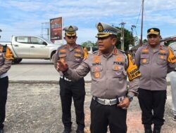 Hari H + 3 Lebaran Idul Dirlantas Polda Riau dan Istansi Terkait Pantau Arus Mudik di Jalinsum