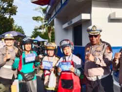 Sukseskan CFD Pekanbaru, Ditlantas Polda Riau Gelar Kampanye Keselamatan Berlalu Lintas