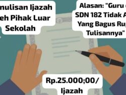 Diduga  SDN 182 Pekanbaru, Disebut Wali Murid Masih Melakukan Pungli Kepada Wali Murid