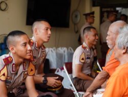 Taruna Akpol Gelar Baksos ke Dinas Sosial di Rumah Perlindungan Lansia