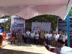 Bupati Kampar Diwakili Wakil Bupati Kampar Resmikan Event Pacu Sampan HUT Ke-22 Desa Tanjung Balam