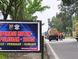 Dukung Program Zero ODOL dan Zero Accident, Ditlantas Polda Riau Tindak 76 Kendaraan dalam Razia Gabungan di Jalan SM Amin
