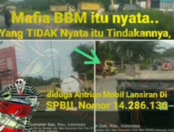 Gawat Darurat !!! Diduga Antrian Mobil lansiran Di SPBU No 14.286.136 Kian Menjamur, APH Setempat Jangan Tutup Mata !!!