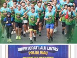 Ditlantas Polda Riau Sosialisasikan Rute, Pengamanan, dan Penutupan Jalan Riau Bhayangkara Run 2025