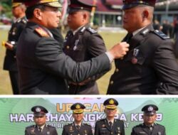 Upacara Hari Bhayangkara Ke-79 Polda Riau, Kapolda Riau: Kami ingin Hadirkan Wajah Polri yang Lebih Hadir Secara Nyata Ditengah Masyarakat