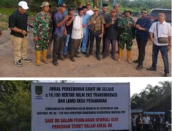 Negara Hadir di Desa Pedamaran Rohil, Tim Merah Putih Berharap Satgas PKH Sita Areal PT JJP Karna Masuk Kawasan Hutan.