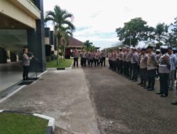Polres Kuansing Melaksanakan Kegiatan Apel Operasi Patuh Lancang Kuning 2025