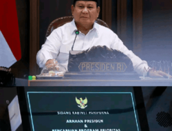 Presiden RI, Pimpin Sidang Kabinet Merah Putih Paripurna Ke-8 Di Istana Kepersidenan Jakarta