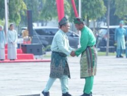 Ahmad Yuzar Sukses Menjadi Pemimpin Upacara Hari Jadi Ke-68 Provinsi Riau