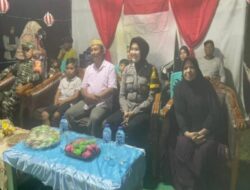 Briptu Nadhilah, Anggota Bhabinkamtibmas Polsek Limboto, Hadiri Lomba Meriahkan HUT RI di Desa Binaan