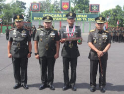 Danrem 072/Pamungkas Hadiri Upacara Penutupan Dikmata Infanteri TNI AD