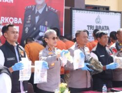 Polres Pematangsiantar Konferensi Pers Pengungkapan Kasus,Pencurian,Penggelapan,Penadahan Ranmor dan Peredaran Narkoba