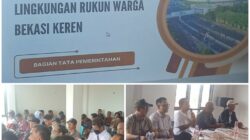 SOSIALISASI PROGRAM PENATAAN LINGKUNGAN RUKUN WARGA BEKASI KEREN