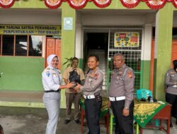 Dirlantas Polda Riau Gelar Program Police Goes To School di SMK Taruna Satria Pekanbaru