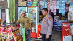 Kapolsek Kampar Sapa Warga, Sampaikan Pesan Kamtibmas