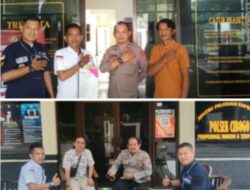 Mempererat kemitraan antara Polri, Insan Pers disambut penuh dengan keakraban di Polsek Cibogo