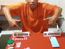 Satresnarkoba Polres Kampar Tangkap Pelaku Narkoba di Desa Bukit Payung