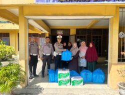 Jelang Nataru, Ditlantas Polda Riau Tebar Kepedulian Lewat Program Jum’at Berkah