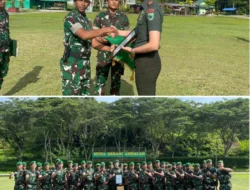 Komandan Batalyon Yonif 763/SBA Berikan Apresiasi dan Bangga Kepada Personel Yang Berhasil Selesaikan Pendidikannya di Luar Negeri