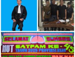 Dirut PT Palma Agung Betuah Dan Kantor Advokat Frans Mengucapkan HUT Satpam Ke 45.