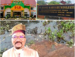 Hasil uji laboratorium terkait Limbah PT HKBS Cemari Sungai Titi Batu, jenjang waktu membuktikan, smoga agar hasil lab tidak masuk Angin”