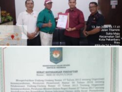 LCI Resmi Terima SKT Ormas dari Kemendagri, Dijemput Langsung di Kesbangpol Riau