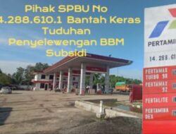 Pihak SPBU No 14.288.610.1  Bantah Keras Tuduhan Penyelewengan BBM Subsidi