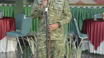 Letkol Inf Syurya Dharma Pimpin Upacara Wisuda Purna Tugas di Kodim 0426 Tulang Bawang