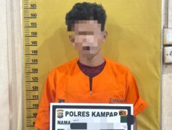 Polres Kampar Tangkap Pelaku Pencabulan, Masuk Rumah Korban Melalui Jendela