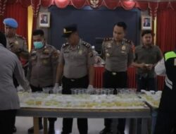 Tes Urine Mendadak di Polres Kampar, 167 Personel Negatif Narkoba