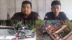 Ratusan Massa Bakar Pos Jaga Milik PT. RKG di Perkebunan Rantau Kasai
