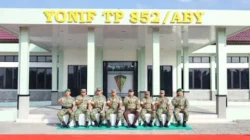 Pangdam l/BB dampingi Menteri Pertahanan RI Tinjau Markas Yonif TP 852/ABY di Kabupaten Deli Serdang