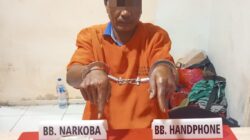 Satresnarkoba Polres Kampar Tangkap Pemakai Daun Ganja Kering di Salo