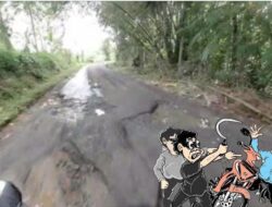 Jalan Raya Pakuwon Sukabumi,Jalan Rusak dan Gelap, minimnya  penerangan jalan hingga Rawan BEGAL “Perbaikan belum prioritas’’