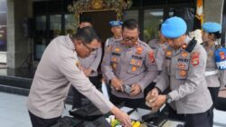 Kapolres Bangli Pimpin Pemeriksaan Senpi Inventaris, Tegaskan Disiplin dan Kesiapan Personil