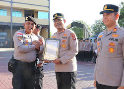 Enam Polsek Jajaran Polresta Banda Aceh Terima Penghargaan